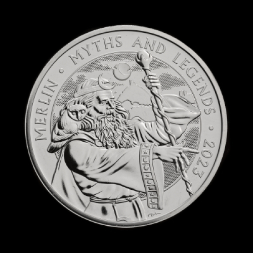 Myths and Legends Merlin 2023 &pound;5 Brilliant Uncirculated Trial Piece