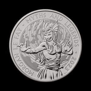 Myths and Legends Morgan le Fay 2023 £5 Brilliant Uncirculated Trial Piece