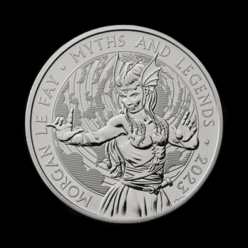 Myths and Legends Morgan le Fay 2023 &pound;5 Brilliant Uncirculated Trial Piece