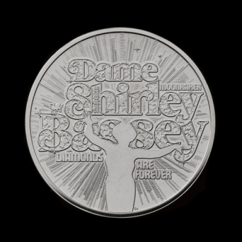 Dame Shirley Bassey 2023 &pound;5 Brilliant Uncirculated Trial Piece